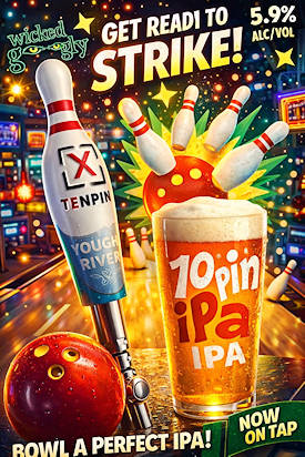 Wicked Googly 10 Pin IPA now available